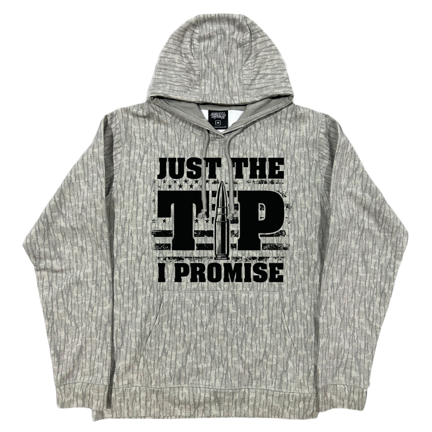 Just The Tip I Promise Flag (Front Print)