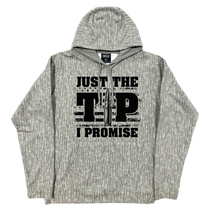 Just The Tip I Promise Flag (Front Print)
