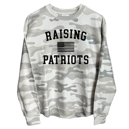 Raising Patriots (Front) Corded Poncho