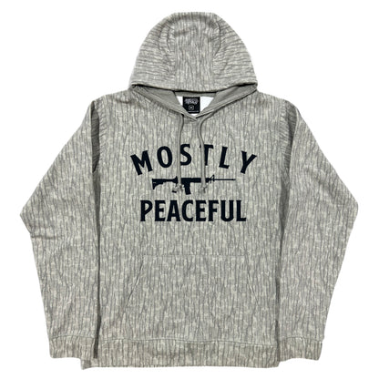 Mostly Peaceful (Black) Lightweight Hoodie