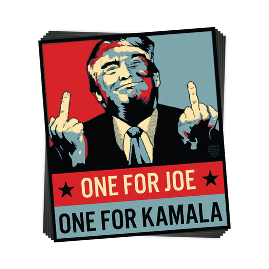 One For Joe One For Kamala Decal