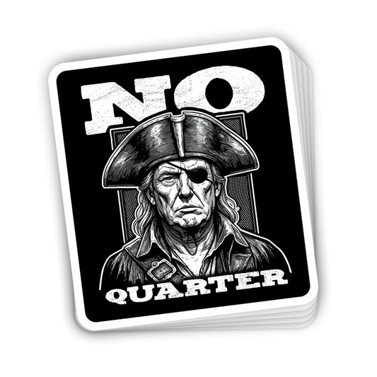 No Quarter Trump Decal