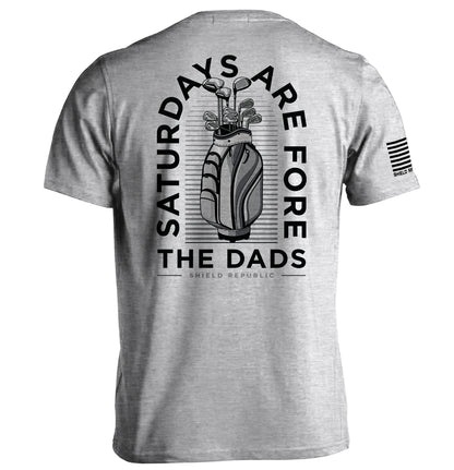 Saturdays Are For The Dads Golf Grey