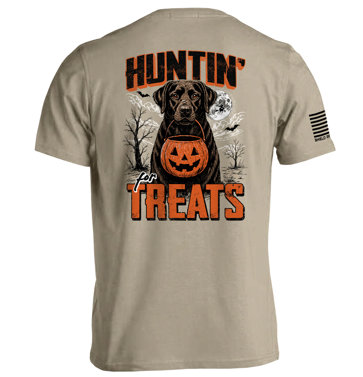 Huntin' For Treats Chocolate Lab
