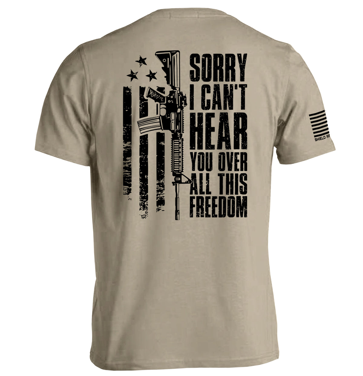 Can't Hear You Over All This Freedom (Back Print)