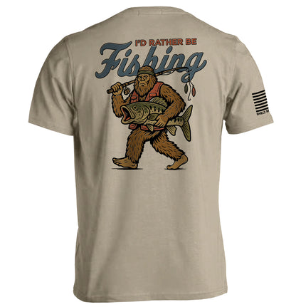 I'd Rather Be Fishing Bigfoot