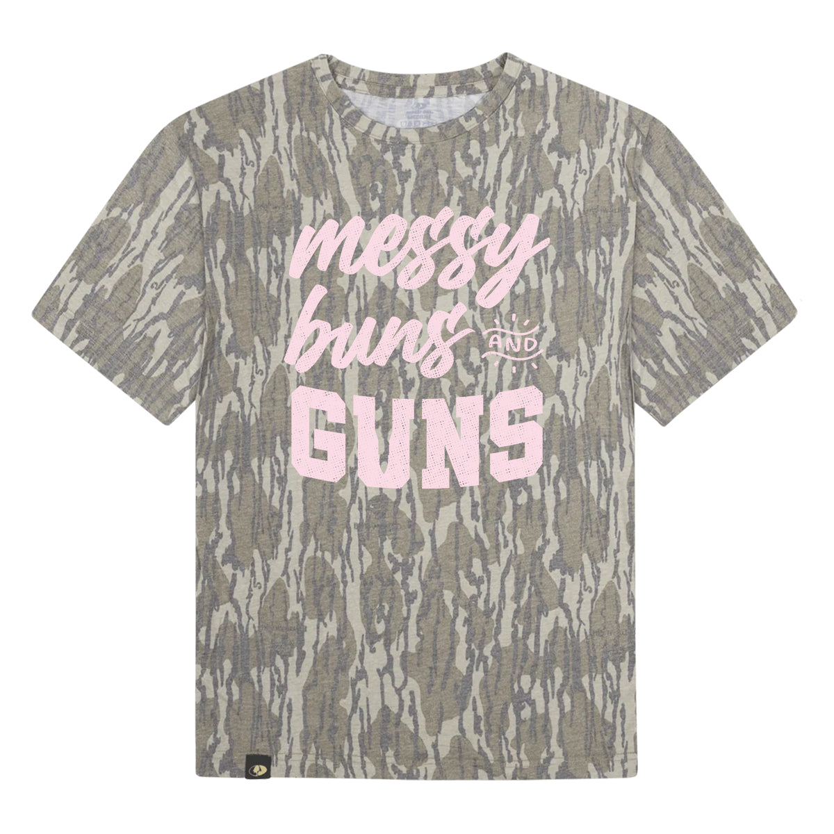 Messy Buns and Guns (Front Print)