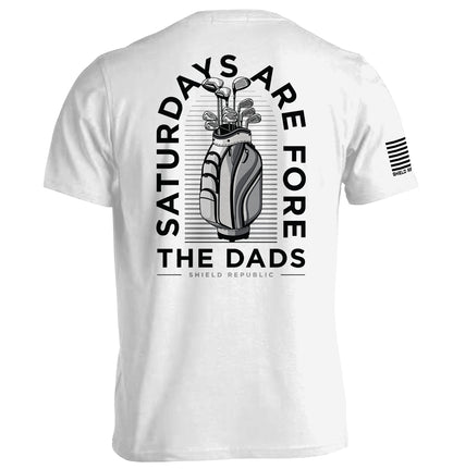 Saturdays Are For The Dads Golf Grey