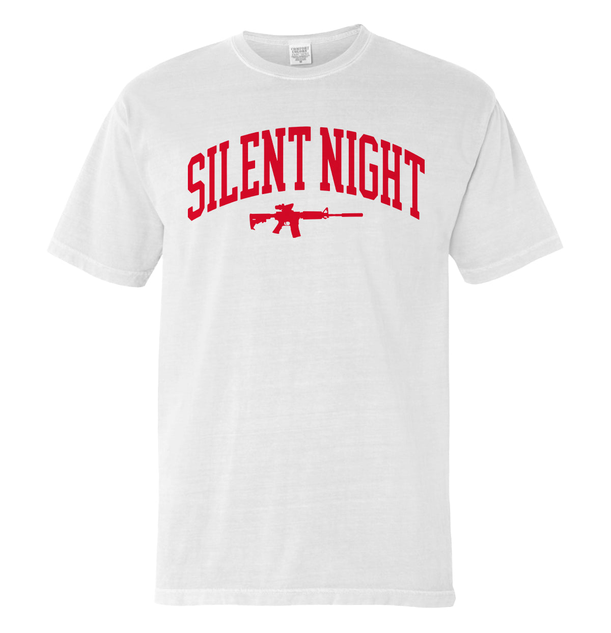 Silent Night Collegiate (Front Print)