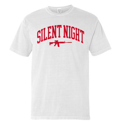 Silent Night Collegiate (Front Print)