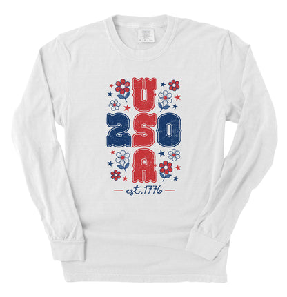Red, White & Bloom (Front Print)