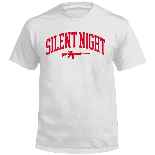 Silent Night Collegiate (Front Print)