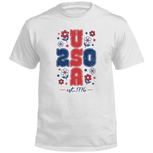 Red, White & Bloom (Front Print)