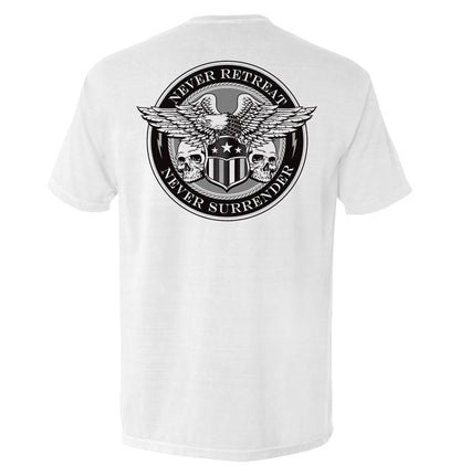 Never Retreat Never Surrender Skulls