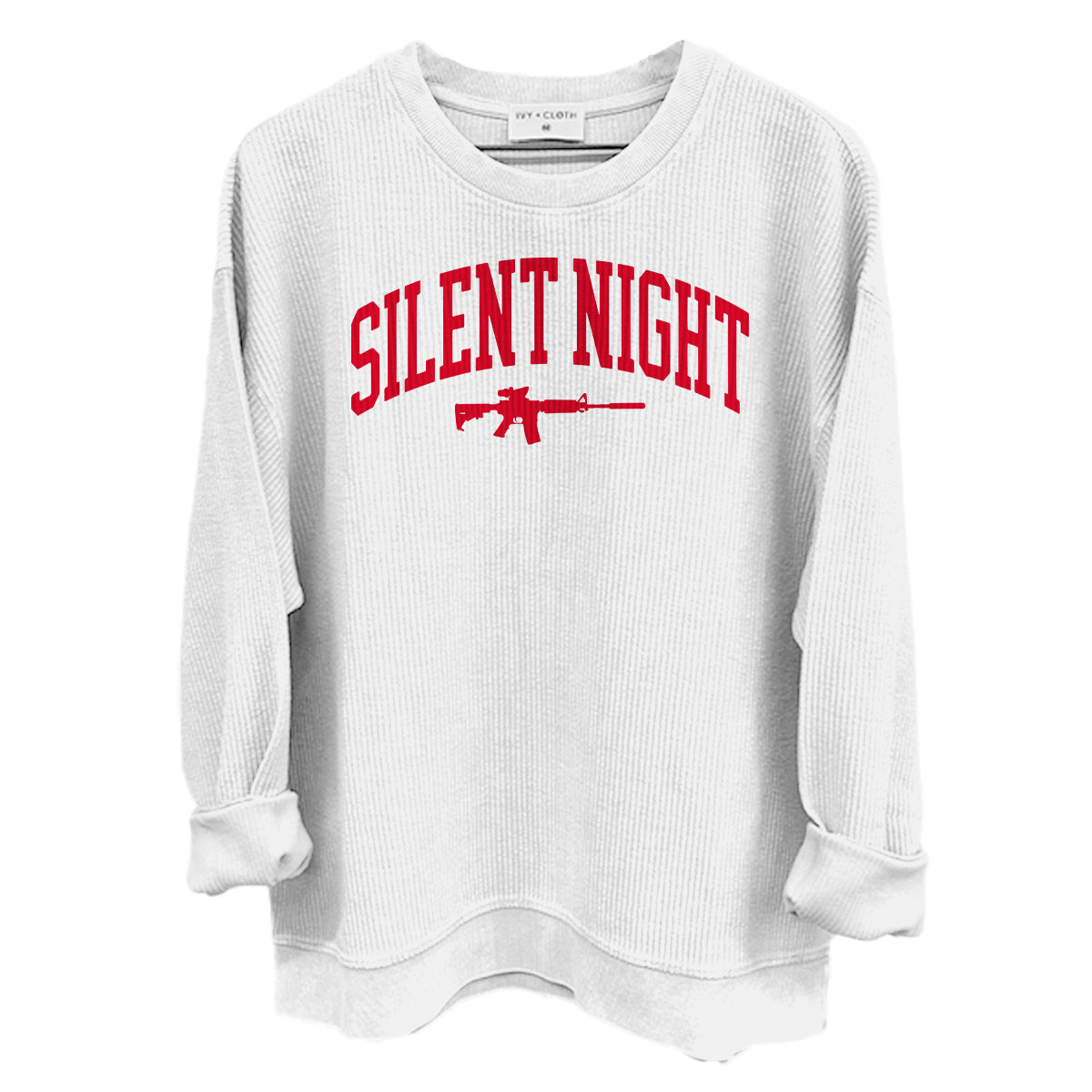 Silent Night Collegiate (Front Print)