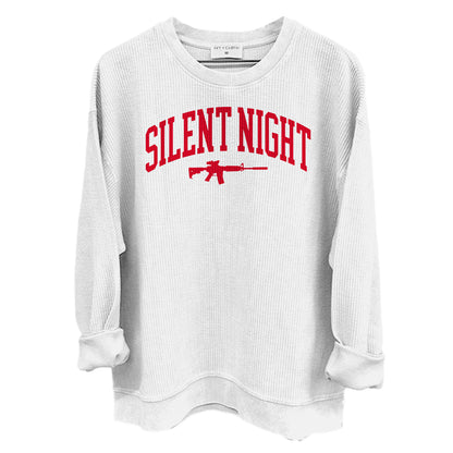 Silent Night Collegiate (Front Print)