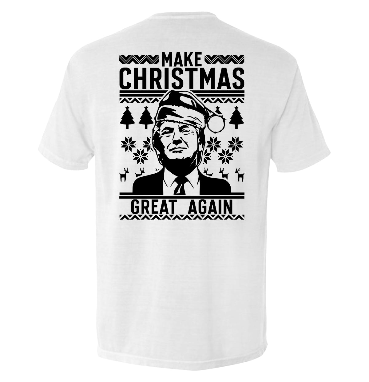 Make Christmas Great Again Trump Sweater Print