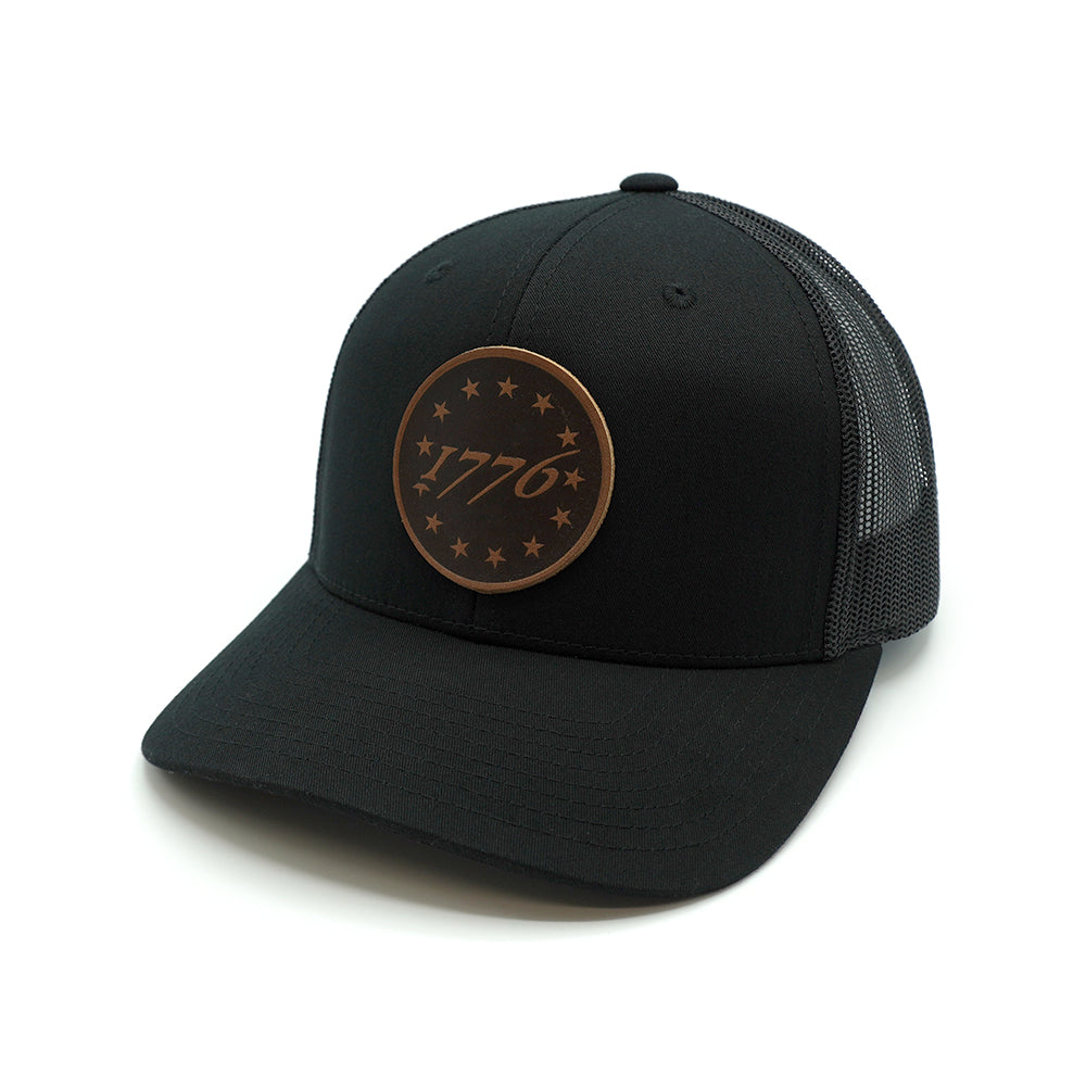 1776 Leather Patch Hat