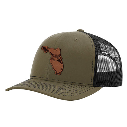 FL State Flag Leather Patch Hat