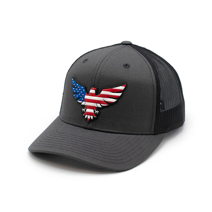 Eagle USA Flag Hat PVC Patch