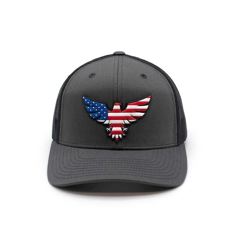 Eagle USA Flag Hat PVC Patch
