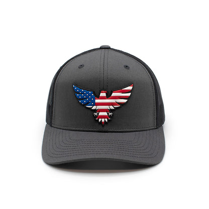 Eagle USA Flag Hat PVC Patch