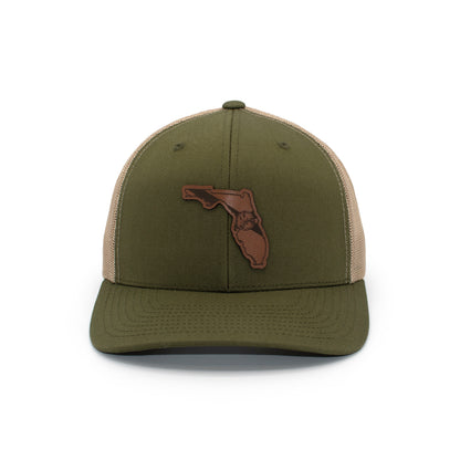 FL State Flag Leather Patch Hat