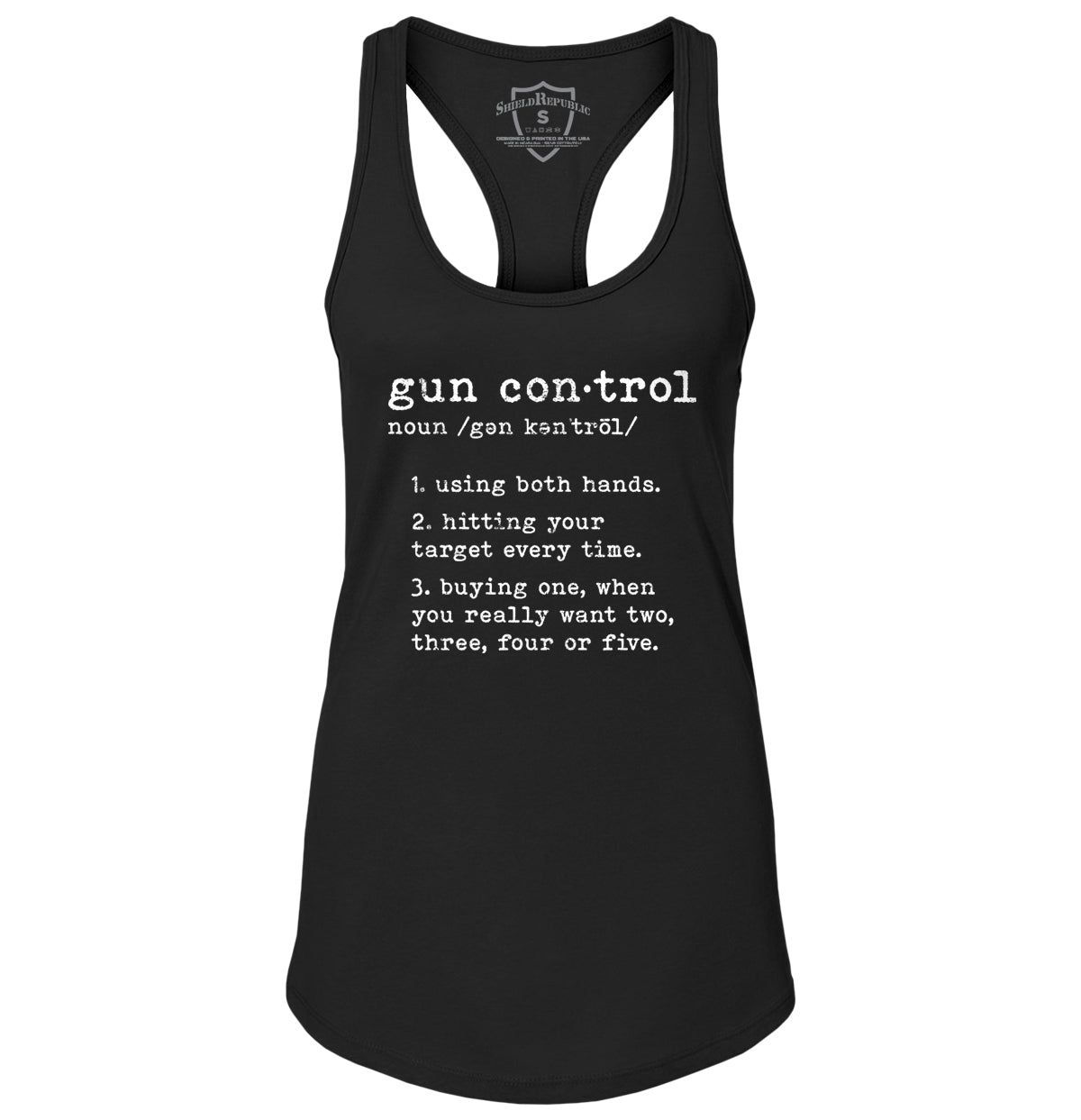 Gun Control Women's Tank