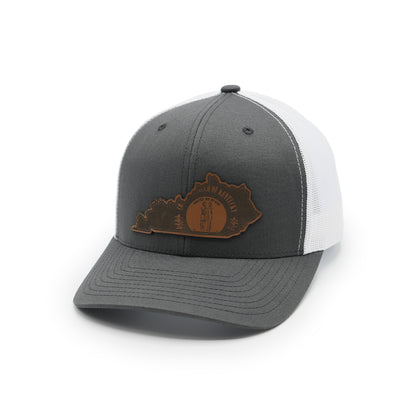 KY State Flag Leather Patch Hat
