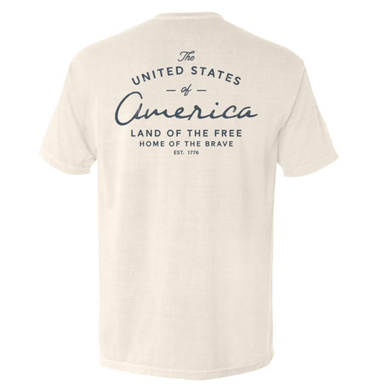 United States Of America Pocket Tee