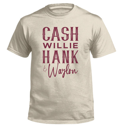 Cash Willie Hank & Waylon