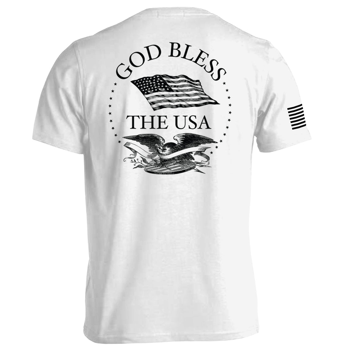 God Bless the USA Shield Republic