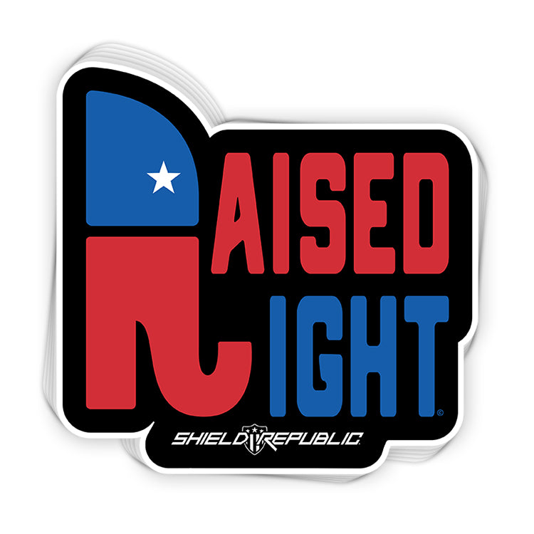 Raised Right Decal