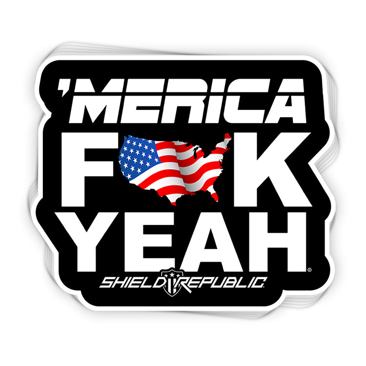 Merica Fuck Yeah Decal