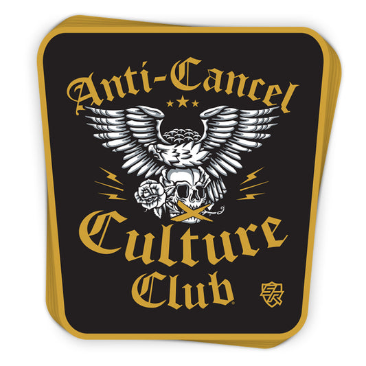 Anti Cancel Culture Club Decal