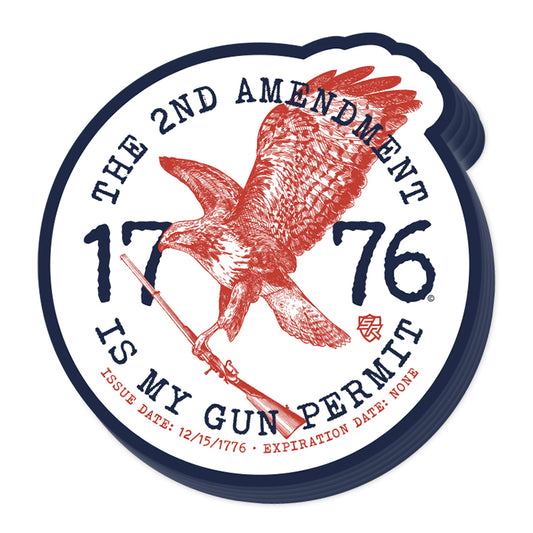 The 2nd Amendment is my Gun Permit Decal