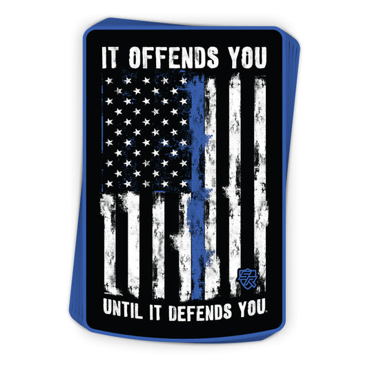 It Offends You Until it Defends You Decal