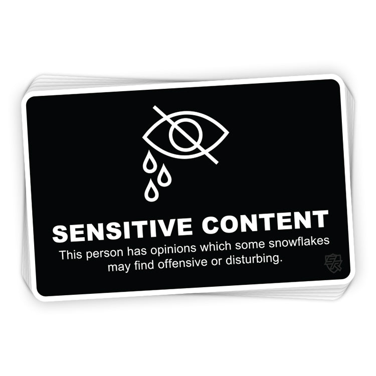 Sensitive Content Decal
