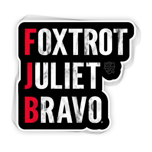 Foxtrot Juliet Bravo Decal