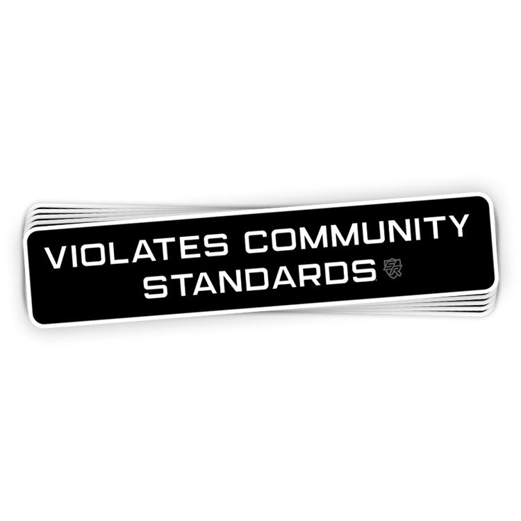 Violates Community Standards Decal