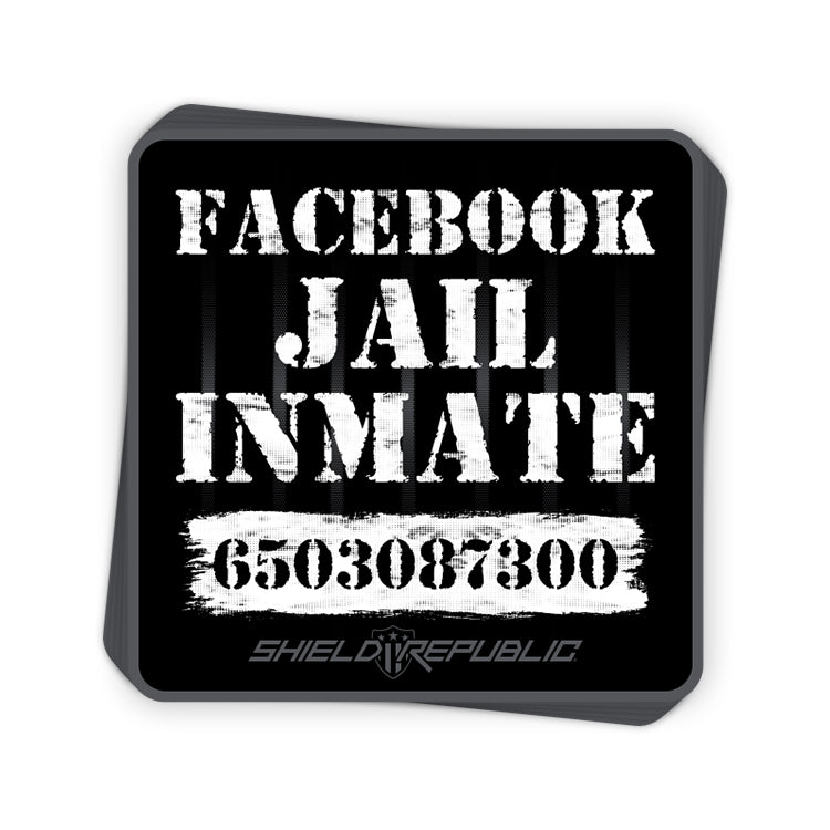 Facebook Jail Inmate Decal