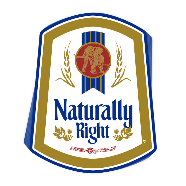 Naturally Right Decal