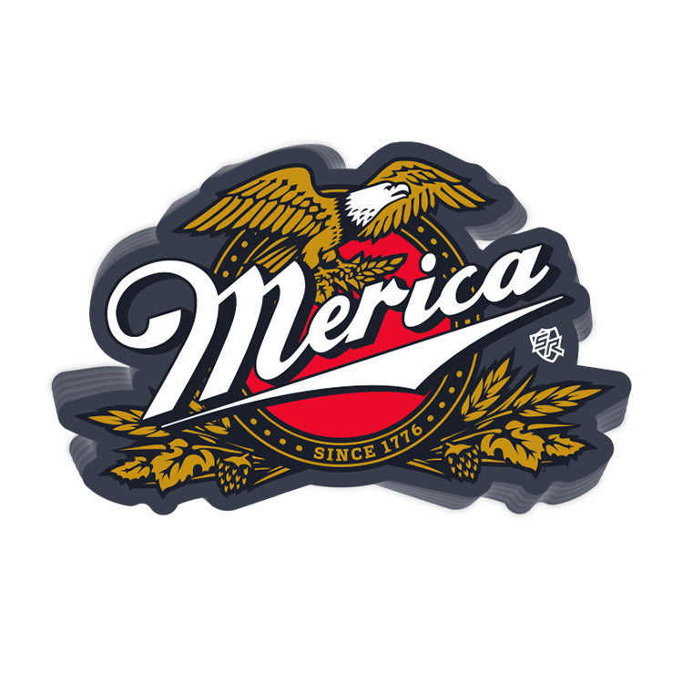 Merica Genuine Draft Decal