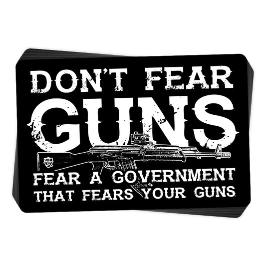 Don't Fear Guns Decal