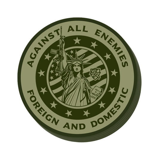 Against All Enemies Foreign and Domestic Decal