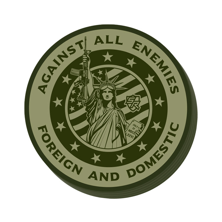 Against All Enemies Foreign and Domestic Decal