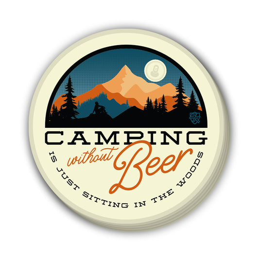 Camping without Beer is just sitting in the woods Decal