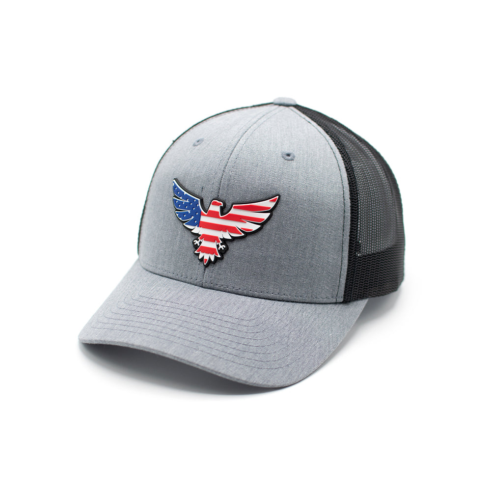 Eagle USA Flag Hat PVC Patch