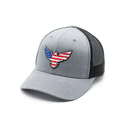 Eagle USA Flag Hat PVC Patch