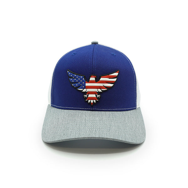 Eagle USA Flag Hat PVC Patch